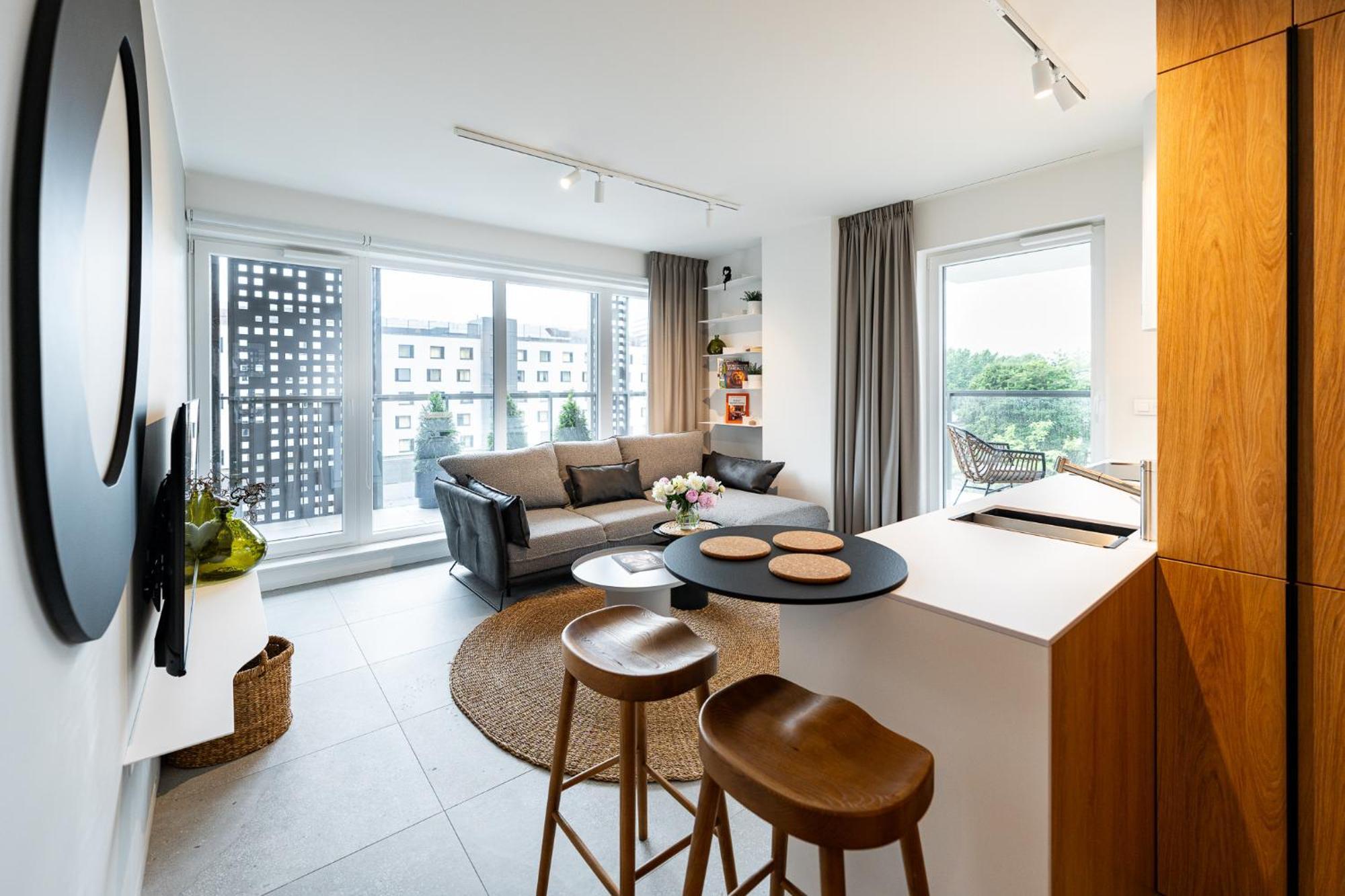 Apartamenty Tespis - Sokolska 30 Towers Katovice Pokoj fotografie